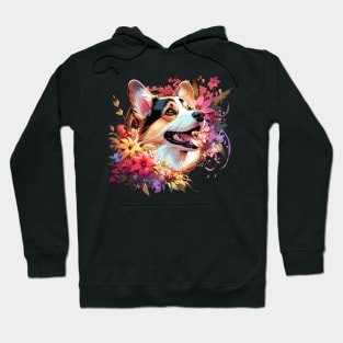 Cardigan Welsh Corgi Joyful Mothers Day Dog Mom Gift Hoodie